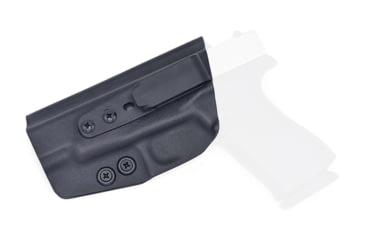 Image of Rounded Tuckable IWB KYDEX Holster, Glock 48, Left Hand, Black, GLK-G48-BK-LH-TUCK