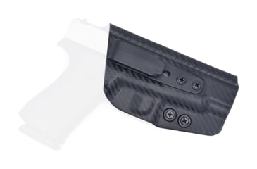 Image of Rounded Tuckable IWB KYDEX Holster, Glock 48, Right Hand, Carbon Fiber, GLK-G48-CF-RH-TUCK