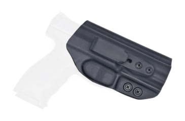 Image of Rounded Tuckable IWB KYDEX Holster, Heckler &amp; Koch VP9, Ambidextrous, Black, HKH-VP9-BK-TUCK