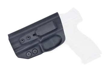 Image of Rounded Tuckable IWB KYDEX Holster, Heckler &amp; Koch VP9, Left Hand, Black, HKH-VP9-BK-LH-TUCK