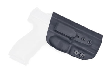 Image of Rounded Tuckable IWB KYDEX Holster, Heckler &amp; Koch VP9, Right Hand, Black, HKH-VP9-BK-RH-TUCK