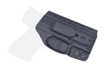 Image of Rounded Tuckable IWB KYDEX Holster, Heckler &amp; Koch VP9SK, Ambidextrous, Black, HKH-VP9SK-BK-TUCK