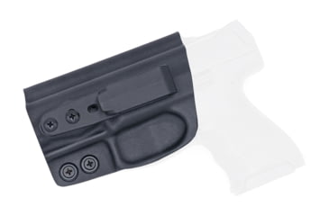 Image of Rounded Tuckable IWB KYDEX Holster, Heckler &amp; Koch VP9SK, Left Hand, Black, HKH-VP9SK-BK-LH-TUCK