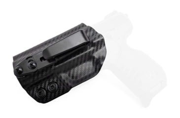 Image of Rounded Tuckable IWB KYDEX Holster, Ruger LCP Max, Right Hand, Carbon Fiber, RGR-LCPMAX-CF-RH-TUCK