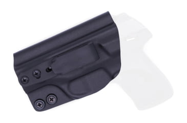 Image of Rounded Tuckable IWB KYDEX Holster, Ruger Max 9, Right Hand, Black, RGR-9MAX-BK-RH-TUCK