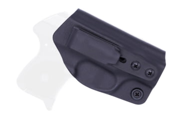 Image of Rounded Tuckable IWB KYDEX Holster, Ruger LCP, Ambidextrous, Black, RGR-LCP-BK-TUCK