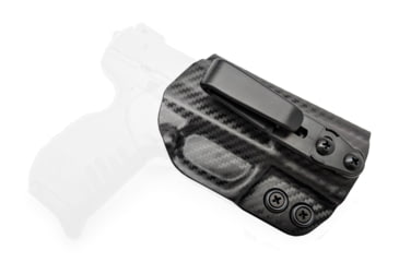 Image of Rounded Tuckable IWB KYDEX Holster, Ruger SR22, Ambidextrous, Carbon Fiber Black, RGR-SR22-CF-TUCK