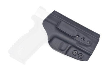 Image of Rounded Tuckable IWB KYDEX Holster, Springfield XD-M 5.25in, Ambidextrous, Black, SFA-XDM525-BK-TUCK
