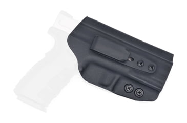 Image of Rounded Tuckable IWB KYDEX Holster, Springfield XD MOD.2 3.3in 45 ACP Sub-Compact, Ambidextrous, Black, SFA-XDMOD245-BK-TUCK