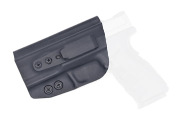 Image of Rounded Tuckable IWB KYDEX Holster, Springfield XD MOD.2 3in Sub-Compact, Left Hand, Black, SFA-XDMOD23SUB-BK-LH-TUCK