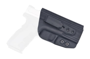Image of Rounded Tuckable IWB KYDEX Holster, Springfield XD MOD.2 4in Full Size Service Model, Right Hand, Black, SFA-XDMOD240FS-BK-RH-TUCK