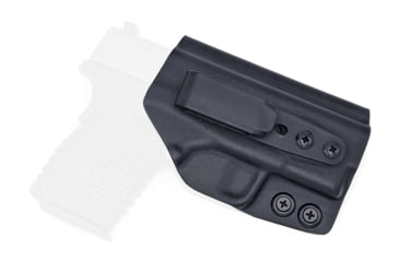 Image of Rounded Tuckable IWB KYDEX Holster, Springfield XD-S 3.3in, Ambidextrous, Black, SFA-XDS-BK-TUCK