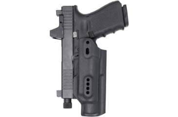 Image of Rounded Weapon Mounted Light Holster for Streamlight TLR-1, Ambidextrous, Black, CEH000013