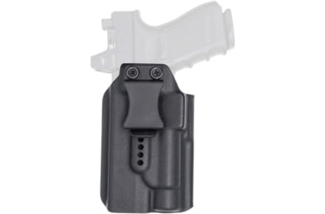 Image of Rounded Weapon Mounted Light Holster for Streamlight TLR-1, Left, Black, ARC-TLR1-BK-LH-LUX