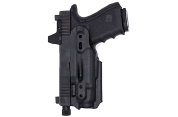 Image of EDEMO Rounded Weapon Mounted Light Holster for Streamlight TLR-7, Ambidextrous, Black, CEH000009, EDEMO3