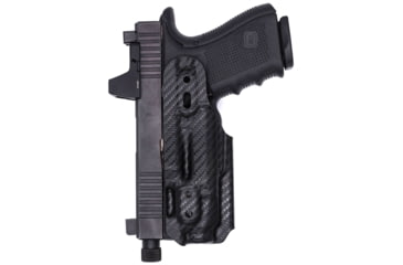 Image of USED Rounded Weapon Mounted Light Holster for Streamlight TLR-7, Ambidextrous, Carbon Fiber, ARC-TLR7-CF-XFER, EDEMO1, Used, Condition Fair, Scratches