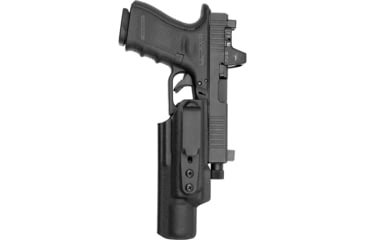 Image of Rounded Weapon Mounted Light Holster for Surefire X300UA/B, Ambidextrous, Black, CEH000010