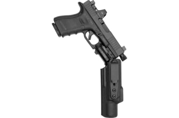 Image of Rounded Weapon Mounted Light Holster for Surefire X300UA/B, Ambidextrous, Black, CEH000010