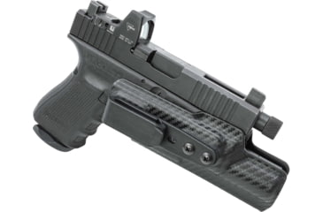 Image of Rounded Weapon Mounted Light Holster for Surefire X300UA/B, Ambidextrous, Carbon Fiber Black, CEH000004