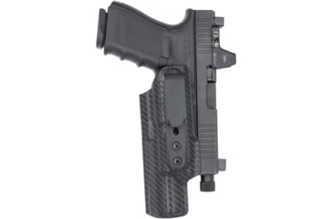 Image of Rounded Weapon Mounted Light Holster for Surefire X300UA/B, Ambidextrous, Carbon Fiber Black, CEH000004