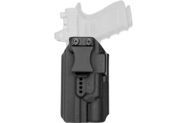 Image of Rounded Weapon Mounted Light Holster for Surefire X300UA/B, Left, Black, ARC-X300UAB-BK-LH-LUX