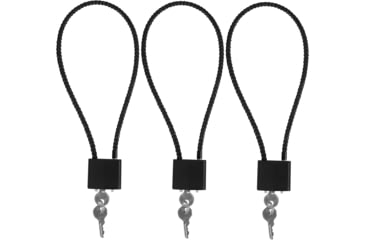 Image of Condition 1 Keyed 15" Cable Gun Locks 3PK, 30858-BLK-3PK