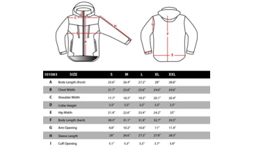 Image of Condor Outdoor Aegis Hardshell Jacket - Men's, Black, L, 101083-002-L