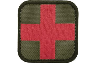 Image of Condor Outdoor Blood Type O- Patch, Single, Olive Drab/Red, 231-001