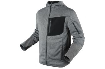 Image of Condor Outdoor Cirrus Technical Fleece Jacket, Graphite, Large, 101136-018-L