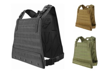 Image of Condor Compact Plate Carrier, Black, Coyote Brown, Olive Drab
