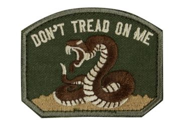 Image of Condor Outdoor Dont Tread On Me Patch, 6 Pcs/Pack, Olive Drab, 181002-001