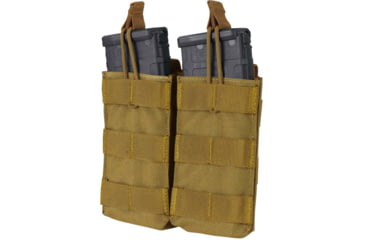 Image of Condor Outdoor Double M4/M16 Open Top Mag Pouch, Coyote Brown, MA19-498