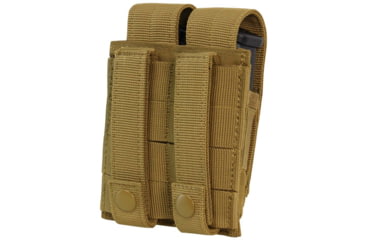 Image of Condor Outdoor Double Pistol Mag Pouch, Coyote Brown, MA23-498