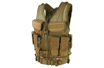 Image of Condor Outdoor Elite Tactical Vest, Coyote Brown, ETV-498