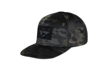 Image of Condor Outdoor Flat Bill Snap Back Hat, Multicam Black, One size, 161142-021