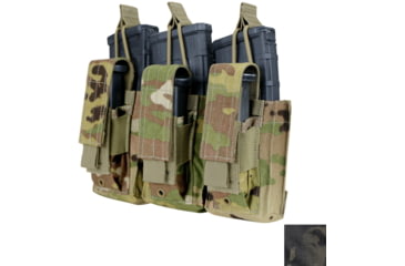 Image of Condor Outdoor Gen2 Triple Kangaroo Mag Pouch, Multicam Black, 191233-021