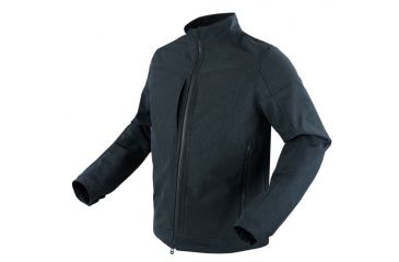 Image of Condor Outdoor Intrepid Softshell Jacket, Heather Slate, L, 101133-027-L