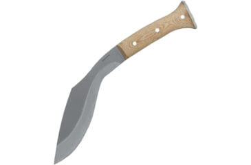 Image of Condor Tool and Knife K-Tact Kukri Knife Desert Knife, 15in Overall, 9.75in Blasted Satin 1075Hc Steel Blade, Natural Canvas Micarta Handle, SS Pommel, Tan Kydex Sheath, CTK1811-10