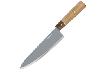 Image of Condor Tool and Knife Kondoru Gyuto Knife Kitchen Knives, 12.63in Overall, 7.5in Blasted Satin 1095Hc Steel Blade, Hickory And Walnut, CTK5002-7.8