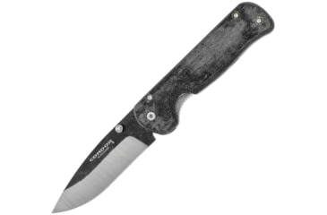 Image of Condor Krakatoa Linerlock Army Green Folding Knife, 3.5 natural finish 1095HC steel blade, Green canvas micarta handle, CTK3937-4.27HC
