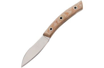 Image of Condor Tool and Knife Neonecker Knife Fixed Blade Knife, 2.75in, Drop Point, Satin, Natural, Canvas Micarta Handle, CTK3913-2.6