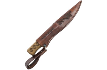 Image of Condor Tool and Knife Norse Dragon Knife, 8.25in Overall, 3.75in 1095Hc Steel Blade, American Hickory Handle, CTK1021-3.8HC