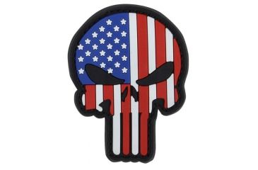 Image of Condor Outdoor Punisher Pvc Patch 6 Pcs/ Pack, Rwb, 181003-004