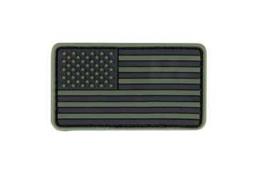 Image of Condor Outdoor PVC Mini US Flag Patch, 6 pcs/pack, Olive Drab, 181014-001
