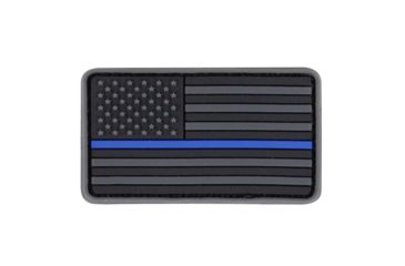 Image of Condor Outdoor PVC Mini US Flag Patch, 6 pcs/pack, Blue Line, 181014-006