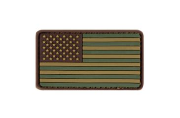 Image of Condor Outdoor PVC Mini US Flag Patch, 6 pcs/pack, Multicam, 181014-008