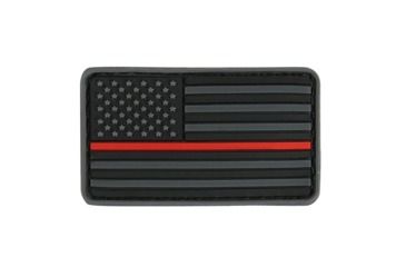 Image of Condor Outdoor PVC Mini US Flag Patch, 6 pcs/pack, Red Line, 181014-010