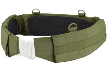 Image of Condor Outdoor Slim Battle Belt w/ Removable Anti-Slip Rubberized Pads, Olive Drab, Medium, 121160-001-M