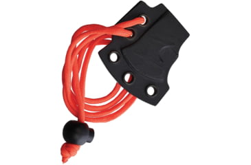 Image of Condor Tool and Knife Carlitos Neck Orange Hatchet, 3in Overall, 1.75in Black Cerakote 1075HC Steel Axe Head w/ 1.25in Cutting Edge, Orange Cord Wrapped Handle, Kydex Sheath, CTK820-2.9-HC