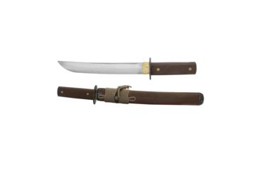 Image of Condor Tool and Knife Kondoru Tanto, 1075 High Carbon Steel, Walnut With Textured Grip Handle, CTK1011-7.75HC